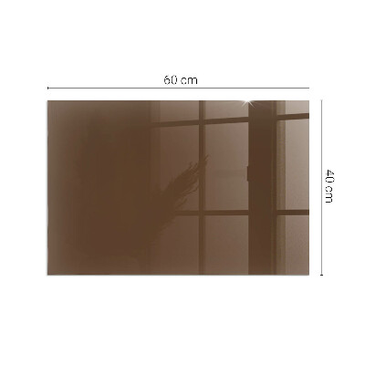 Téglalap alakú kandalló alátét Color Brown
