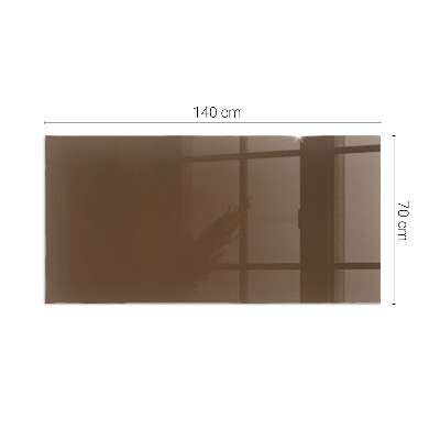 Téglalap alakú kandalló alátét Color Brown