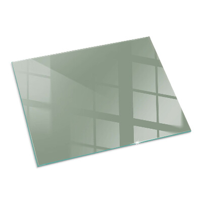 Kandalló alátét üveg Color grey-green
