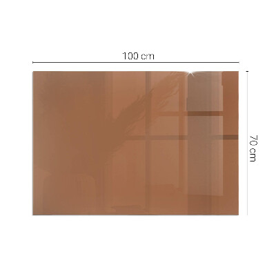 Téglalap alakú kandalló alátét Color Brown