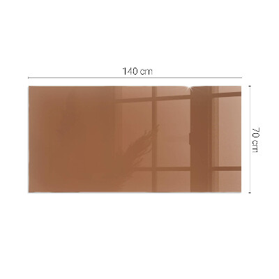 Téglalap alakú kandalló alátét Color Brown