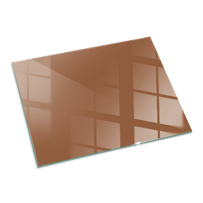 Téglalap alakú kandalló alátét Color Brown