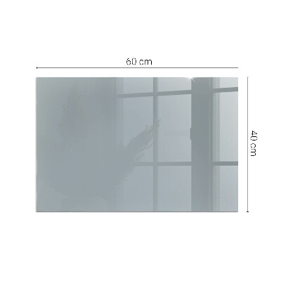 Kandalló alátét üveg Color Gray