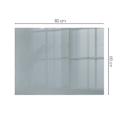 Kandalló alátét üveg Color Gray