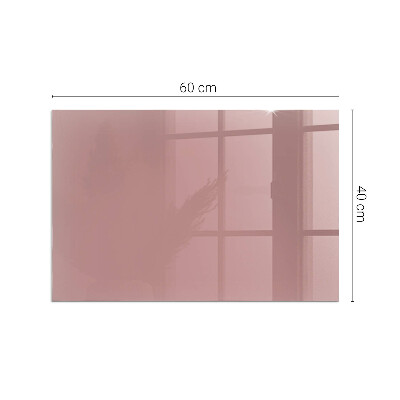 Kandalló alátét üveg Color Pink