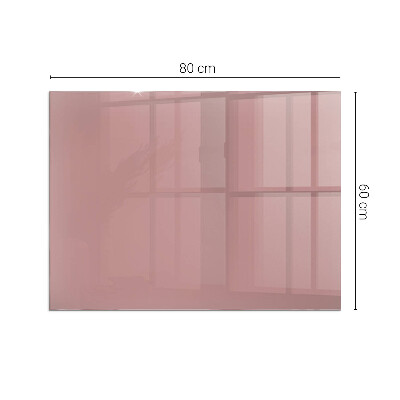 Kandalló alátét üveg Color Pink