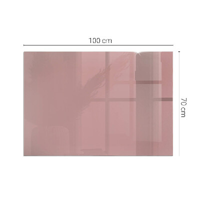 Kandalló alátét üveg Color Pink
