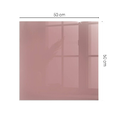 Kandalló alátét üveg Color Pink