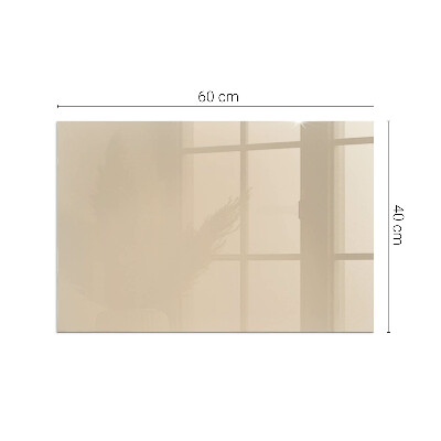 Kandalló alátét üveg Color Beige