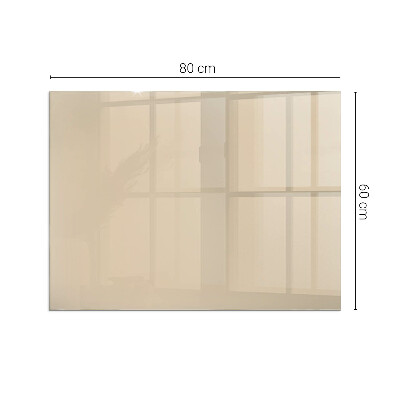 Kandalló alátét üveg Color Beige
