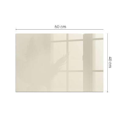 Kandalló alátét üveg Color Beige