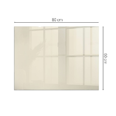 Kandalló alátét üveg Color Beige