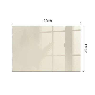 Kandalló alátét üveg Color Beige