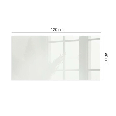 Kandalló alátét üveg Ivory color