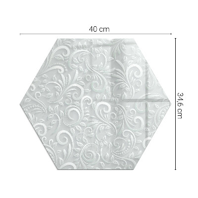 Sticlă securizată protecție sub sobă Design sofisticat al plantelor