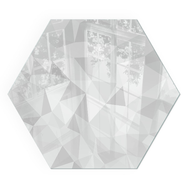 Sticlă securizată protecție sub sobă Design abstract în forme