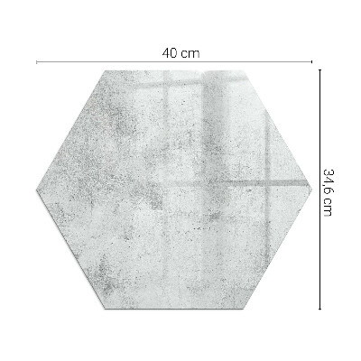 Hexagonal sticlă sub șemineu Textură de beton în stil