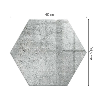 Sticlă securizată protecție sub sobă Structură de beton în stil