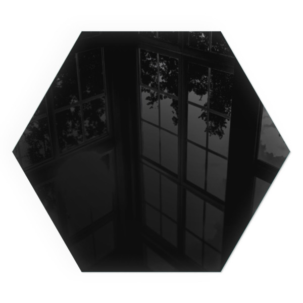 Hexagonal protecție sub sobă Culoare Negru