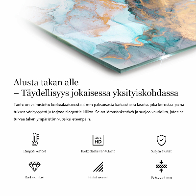 Hexagonal protecție sub sobă Culoare Maro