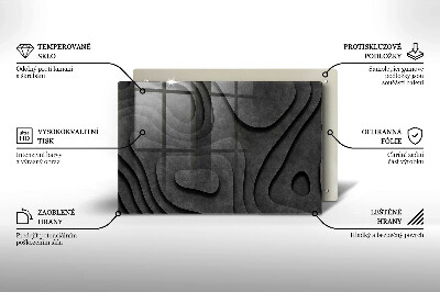 Síri gyertya alátét dekoratív 3D kő formák