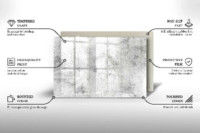 Üveg alátét gyertyákhoz dekoratív Beton textúra