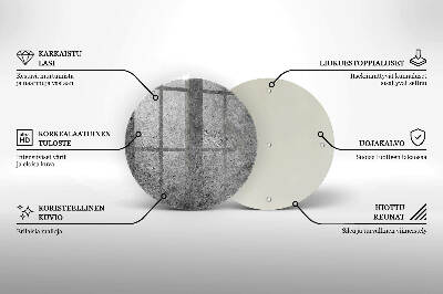 Üveg alátét gyertyákhoz Beton kő textúra