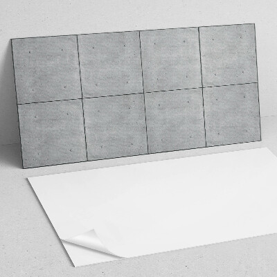 Téglalap alakú pvc falburkolat Nyersbeton minimalista stílusban