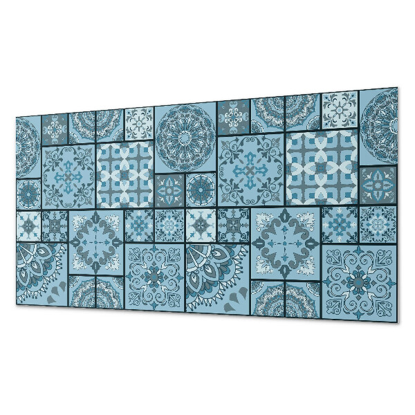 Téglalap alakú falpanel Geometriai formák mozaikja