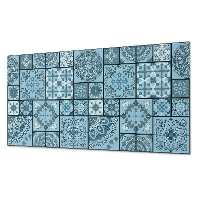 Téglalap alakú falpanel Geometriai formák mozaikja