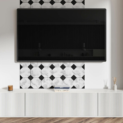 Téglalap alakú falpanel Modern geometrikus motívumok