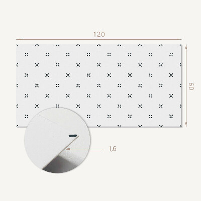 Téglalap alakú falpanel Minimalista kereszt motívum