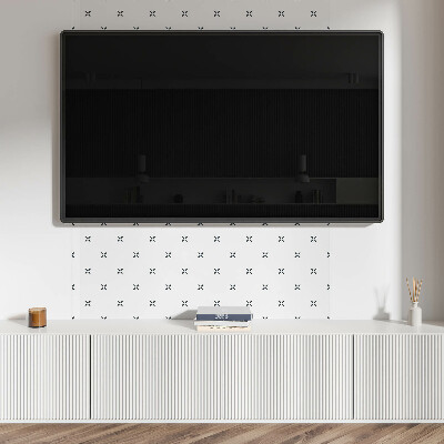 Téglalap alakú falpanel Minimalista kereszt motívum