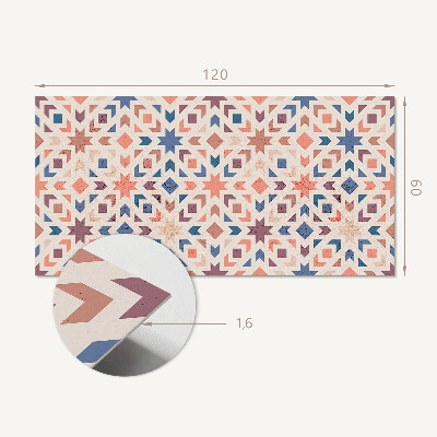 Téglalap alakú öntapadó falburkolat A geometriai formák harmóniája
