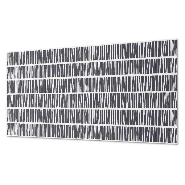 Téglalap alakú pvc falburkolat Modern vonal motívum