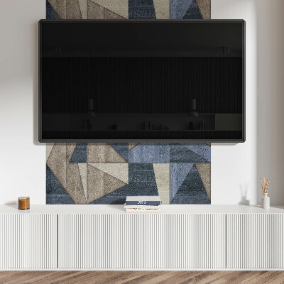 Téglalap alakú öntapadó falburkolat Modern geometrikus motívum