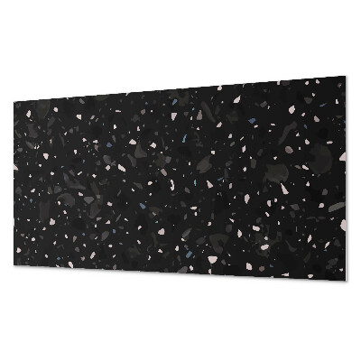 Téglalap alakú pvc falburkolat Terrazzo minta absztrakt formákban