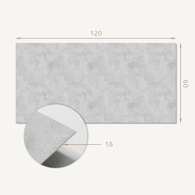 Téglalap alakú pvc falburkolat Nyers beton textúra