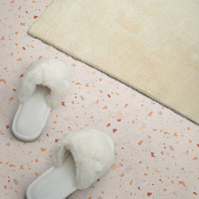 Téglalap alakú falpanel Absztrakt terrazzo motívum