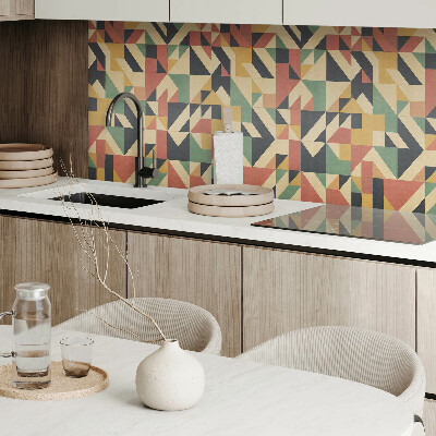 Téglalap alakú falpanel Geometriai absztrakció modern stílusban