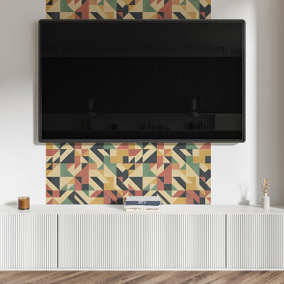 Téglalap alakú falpanel Geometriai absztrakció modern stílusban