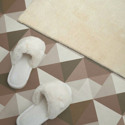 Téglalap alakú pvc falburkolat Háromszög alakú geometria modern stílusban