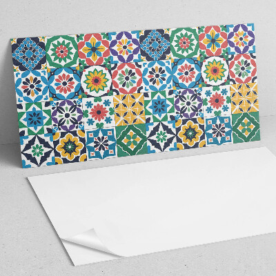 Téglalap alakú öntapadó falburkolat Mozaik rácsok grafikus stílusban