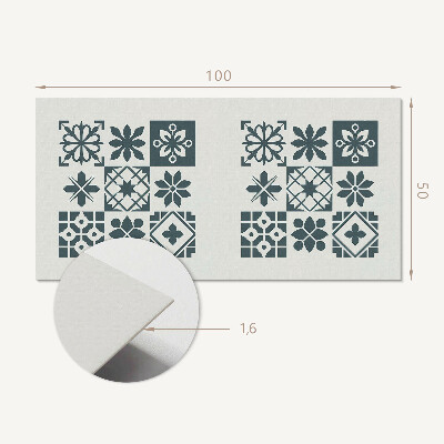 Téglalap alakú falpanel Geometriai elrendezések a tervezésben