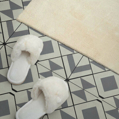 Téglalap alakú öntapadó falburkolat Geometriai stílusú rombusz minta
