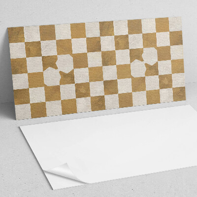 Téglalap alakú öntapadó falburkolat Modern grafikus sakktábla