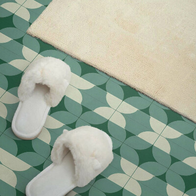Téglalap alakú pvc falburkolat Geometriai formák hullámai
