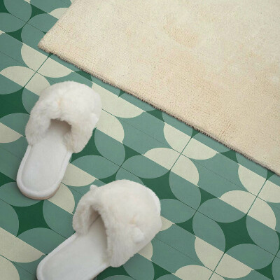 Téglalap alakú pvc falburkolat Geometriai formák hullámai