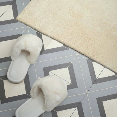 Téglalap alakú pvc falburkolat Pasztell geometria