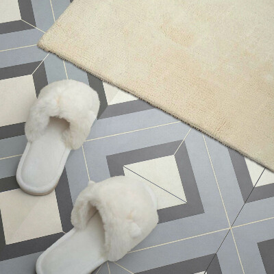 Téglalap alakú pvc falburkolat Pasztell geometria